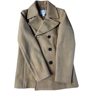 Old Navy tan pea coat